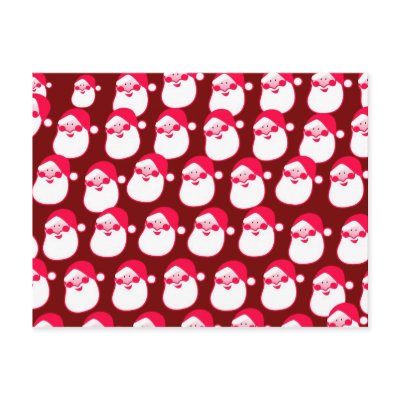 Christmas Santa Wallpaper Postcards by prawny