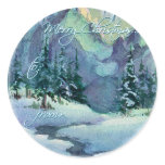 CHRISTMAS SCENE by SHARON SHARPE stickers