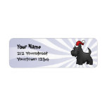 Christmas Scottish Terrier Return Address Labels