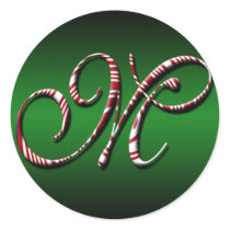 Christmas Season Greeting Cards Seals Round Stickers