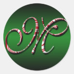 Christmas Season Greeting Cards Seals Round Stickers
