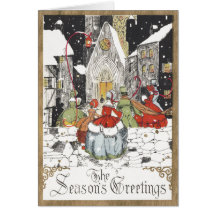 Christmas Services at Ye Olde Church Card