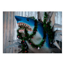 Christmas Shark business cards