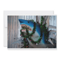 Christmas Shark invitation
