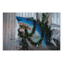 Christmas Shark stationary Custom Stationery