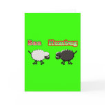 Christmas Sheep Baa Humbug Design Card