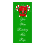 Christmas Shield Bookmark Custom Rack Card