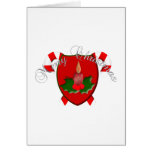 Christmas Shield Card Template