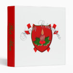Christmas Shield Photo Album Vinyl Binders