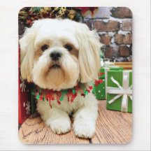 Christmas - Shih Tzu X - Walter Mouse Pads