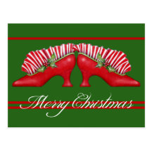 Christmas Shoes Postcard