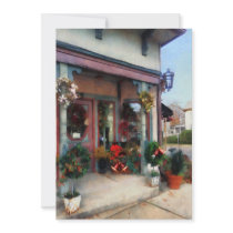 Christmas Shop Personalized Invitation