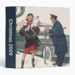 Christmas Shopping; Policeman Feeding the Metre Vinyl Binders