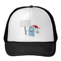 Christmas sign mobile phone trucker hats