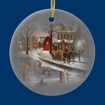 Christmas Skating Ornament ornaments