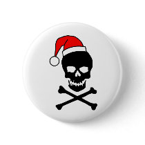 Christmas Skull Black