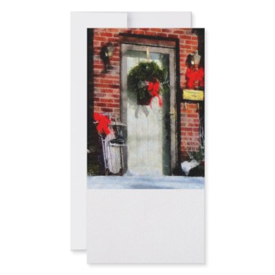 Christmas Sled Photo Card by SusanSavad