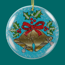 CHRISTMAS SNOW BELLS ORNAMENT ornaments