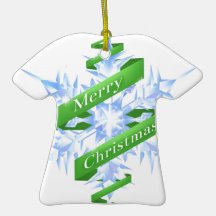 Christmas Snowflake Christmas Ornament