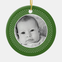 Christmas Snowflake: Double-Sided Photo Christmas Ornaments