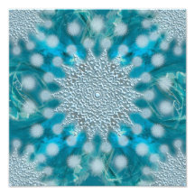 Christmas Snowflake Fractal Art Photo