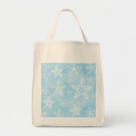 Christmas Snowflake Pattern Canvas Bag