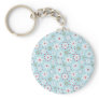 Christmas Snowflake Repeat Pattern Key Chains