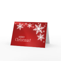 Christmas Snowflakes card