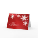 Christmas Snowflakes card