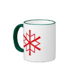 Christmas Snowflakes Coffee Mugs