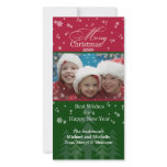 Christmas Snowflakes Photo Card photo cards