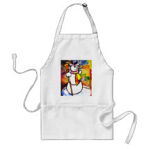 CHRISTMAS SNOWMAN APRON