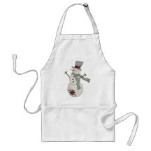 christmas snowman aprons
