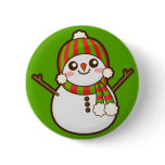 Christmas Snowman Pin