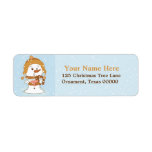 Christmas Snowman Custom Return Address Labels labels