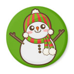 Christmas Snowman Refrigerator Magnets