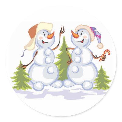 Christmas snowman sticker by forbes1954