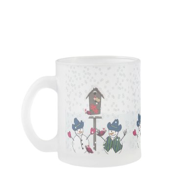 Christmas Snowmen with Cowboy Hats Mugs by I_Love_Xmas