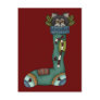 Christmas Sock Cat Postcards