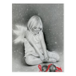 Christmas Spirit Angel Elf Postcard