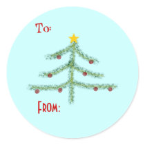 Christmas Spirit Gift Tag Stickers