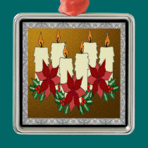 CHRISTMAS SQUARE  ORNAMENT ornaments
