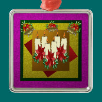 CHRISTMAS SQUARE ORNAMENT ornaments