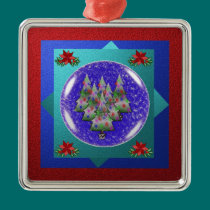 CHRISTMAS SQUARE ORNAMENT ornaments