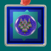 CHRISTMAS SQUARE ORNAMENT ornaments