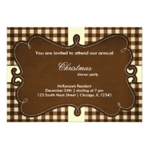 Christmas Squares Invite