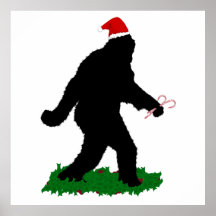 Christmas Squatchin' Posters