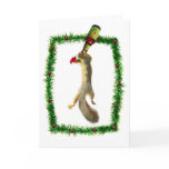 Christmas Squirrel with Beer cards