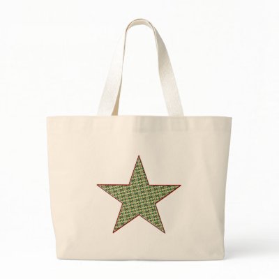 Christmas Star Canvas Bag by DonnasGreetingCards