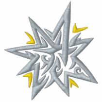 Christmas Star Embroidered Shirt